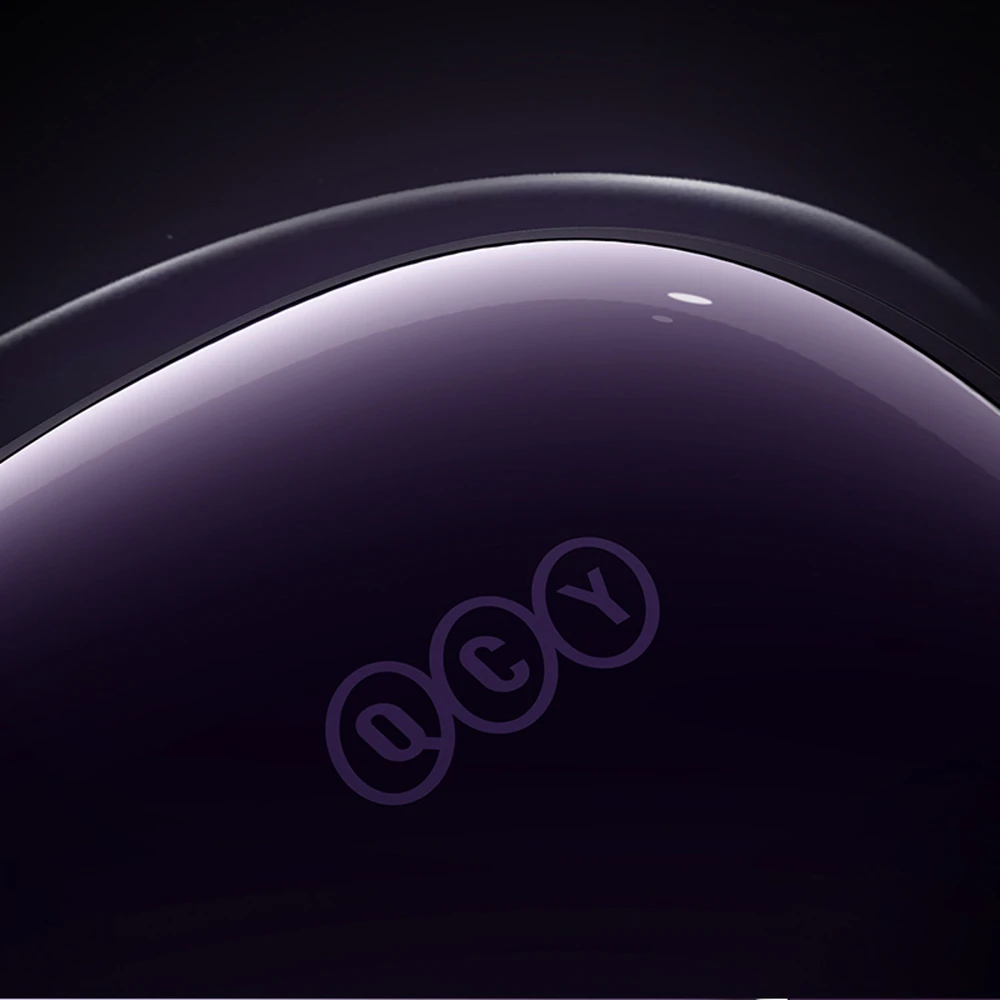 Belaidės ausinės TWS QCY T13x (violetinė)