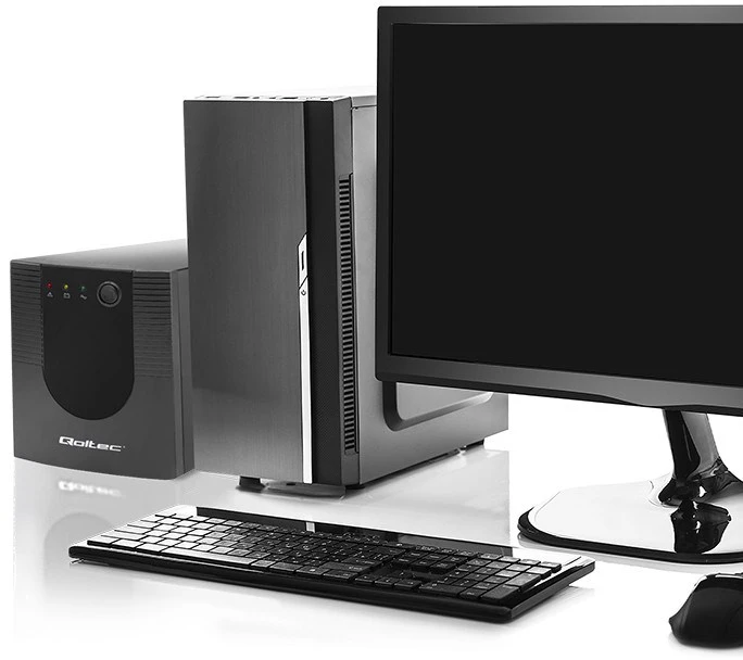 QOLTEC 53776 nepertraukiamo maitinimo linijos interaktyvus monolitas 1500VA 900W