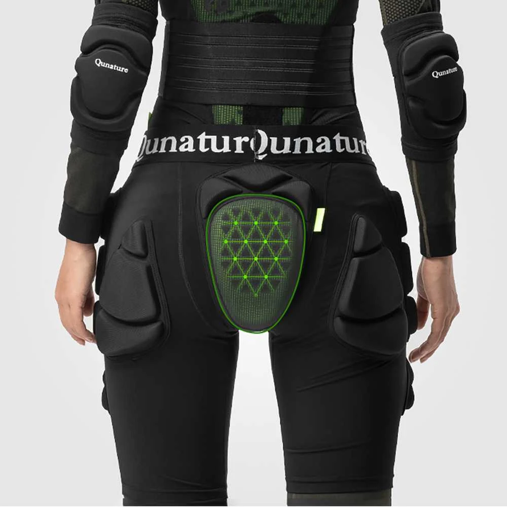 Qunature Ski Hip Protectors - Advanced XL Skis Snowboard Skates - Juodas