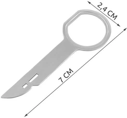 Magnetolos išėmimo raktas, Mercedes, AUdi, VW, Ford