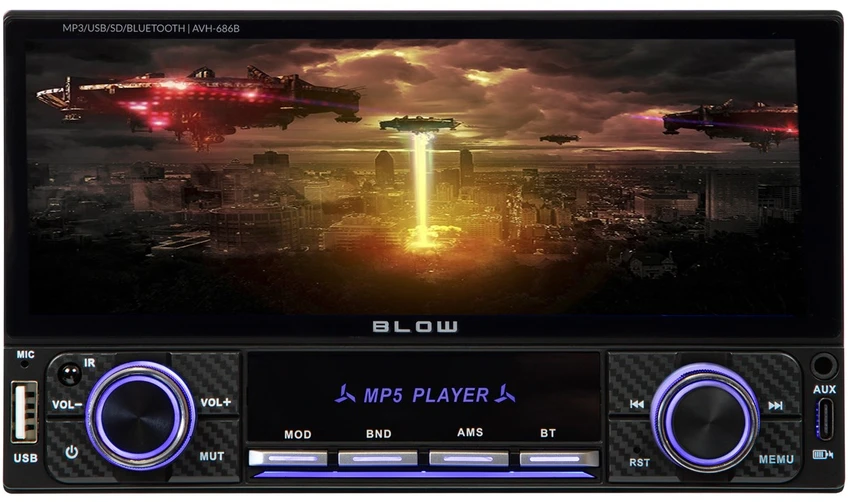 Automagnetola Radijas BLOW AVH-686B RDS MP3/USB/micro SD/BLUETOOTH