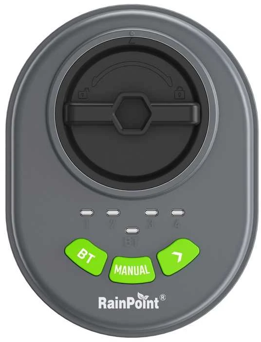 „RainPoint“ 4 zonų laistymo sistemos valdiklis su programėle ir „Bluetooth“ ryšiu