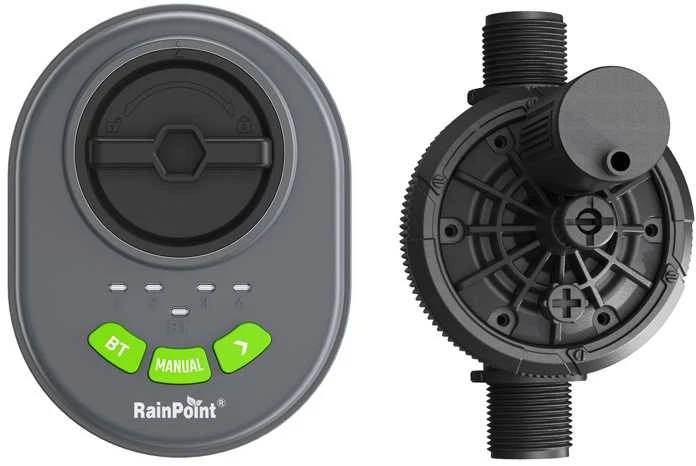 „RainPoint“ 4 zonų laistymo sistemos valdiklis su programėle ir „Bluetooth“ ryšiu