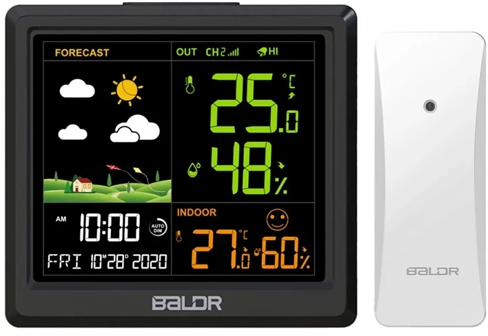 Rainpoint BALDRTHERM B0389WST2H2-V1 Orų stotelė with Outdoor Sensor