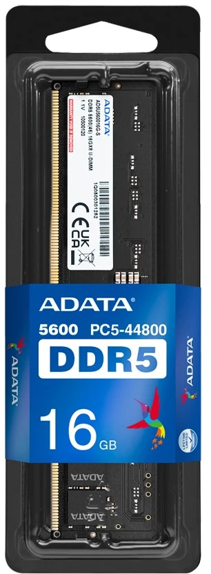 RAM 16 GB ADATA DIMM 5600 (AD5U560016G-S, „Premier“ dėklas, INTEL XMP)