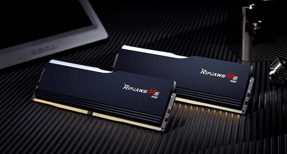 RAM G.Skill Ripjaws M5 RGB F5-6000J2836G32GX2-RM5RK atminties modulis 64 GB 2 x 32 GB DDR5
