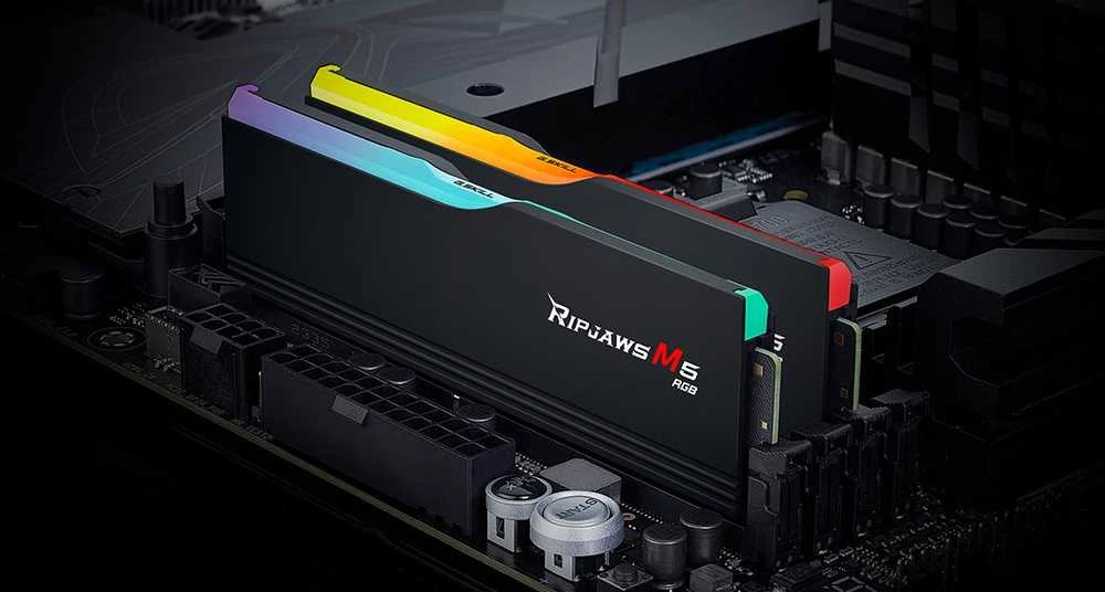 RAM G.Skill Ripjaws M5 RGB F5-6000J2836G32GX2-RM5RK atminties modulis 64 GB 2 x 32 GB DDR5