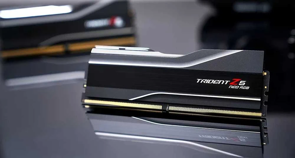 RAM G.Skill Trident Z5 Neo RGB F5-6000J3444F64GX2-TZ5NR atminties modulis 128 GB 2 x 64 GB DDR5 5600 MT/s