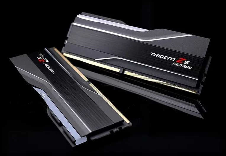 RAM G.Skill Trident Z5 Neo RGB F5-6000J3444F64GX2-TZ5NR atminties modulis 128 GB 2 x 64 GB DDR5 5600 MT/s