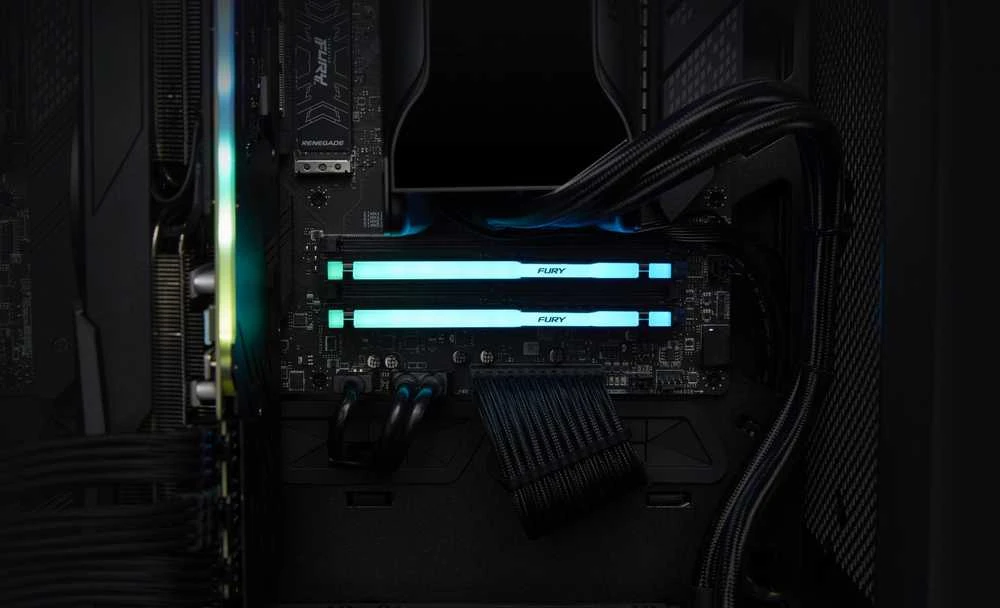 RAM Kingston 64GB 6000MT/s DDR5 CL30 DIMM (2 vnt. rinkinys) FURY Beast RGB EXPO