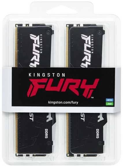RAM KINGSTON 32GB 6000MT/s DDR5 CL36 DIMM FURY Beast RGB EXPO rinkinys (2 vnt.)