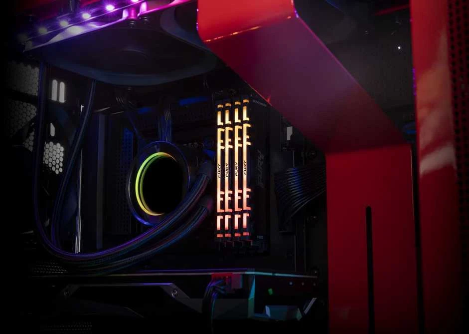 RAM „Kingston KF440C19RB2AK2/16“ 16 GB 4000 MT/s DDR4 CL19 DIMM (2 vnt. rinkinys) FURY Renegade RGB | „Kingston“