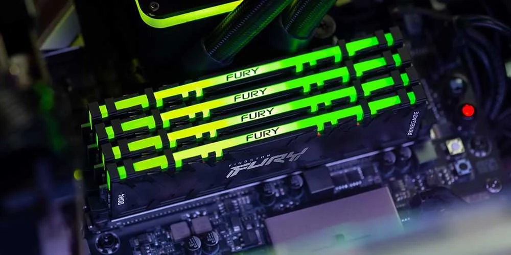 RAM „Kingston KF440C19RB2AK2/16“ 16 GB 4000 MT/s DDR4 CL19 DIMM (2 vnt. rinkinys) FURY Renegade RGB | „Kingston“