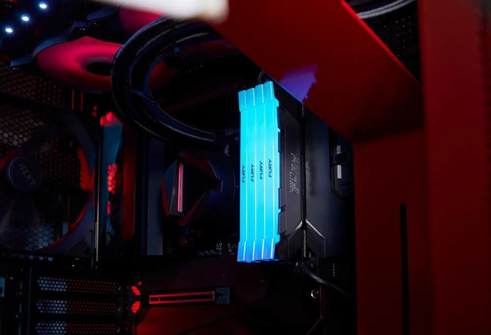 RAM „Kingston KF440C19RB2AK2/16“ 16 GB 4000 MT/s DDR4 CL19 DIMM (2 vnt. rinkinys) FURY Renegade RGB | „Kingston“
