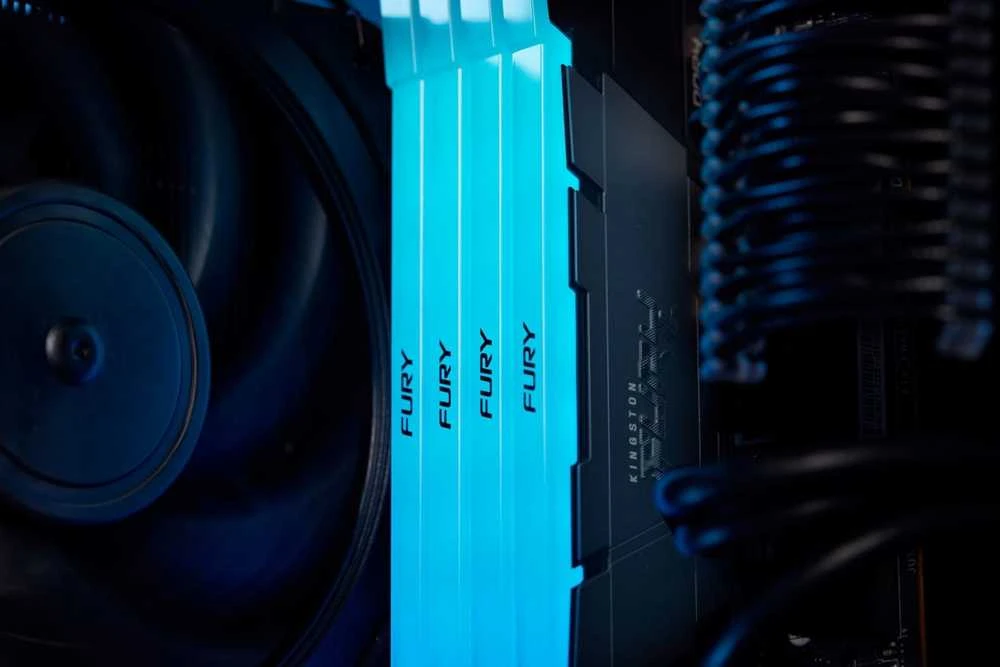 RAM „Kingston KF440C19RB2AK2/16“ 16 GB 4000 MT/s DDR4 CL19 DIMM (2 vnt. rinkinys) FURY Renegade RGB | „Kingston“