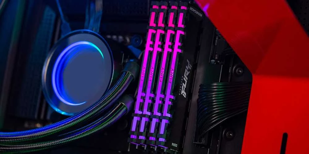 „Kingston KF442C19RB2AK2/16“ 16 GB 4266 MT/s DDR4 CL19 DIMM (2 vnt. rinkinys) FURY Renegade RGB | „Kingston“