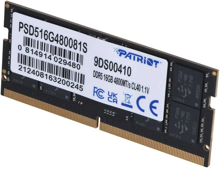 RAM modulis - Patriot Signature 16 GB DDR5 4800 MHz SO-DIMM