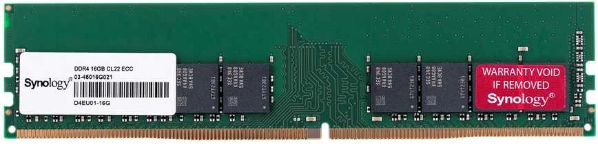 RAM „Synology D4EU01-16G“ atminties modulis 16 GB 1 x 16 GB DDR4 2666 MHz ECC