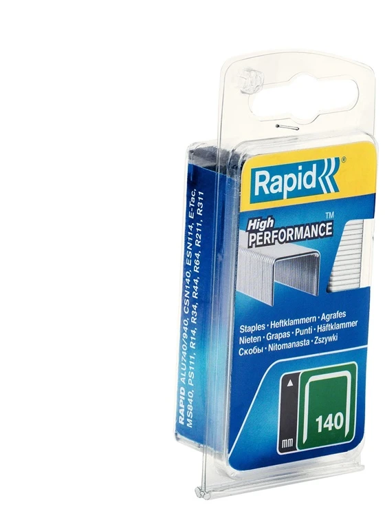 Rapid Kabės Nr140 14mm 650 vnt plastikinė dėžutė