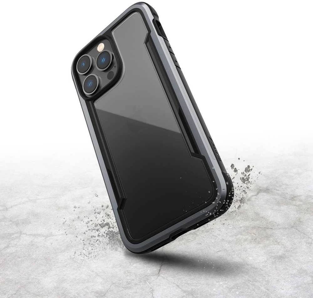 Raptic X-Doria Shield Apple iPhone 14 Pro Max armored dėklas telefonui juodos spalvos