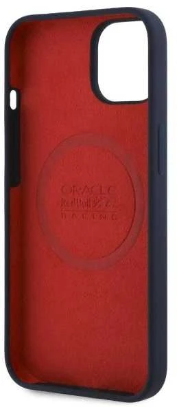 Red Bull Raudona Bull Raudona Bull silikoninis Horizontal Logo MagSafe Apple iPhone 16 Pro dėklas telefonui mėlynos spalvos