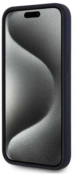 Red Bull Raudona Bull Raudona Bull silikoninis Horizontal Logo MagSafe Apple iPhone 16 Pro dėklas telefonui mėlynos spalvos