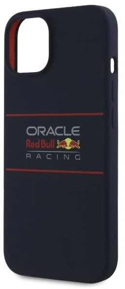 Red Bull Raudona Bull Raudona Bull silikoninis Horizontal Logo MagSafe Apple iPhone 16 Pro dėklas telefonui mėlynos spalvos
