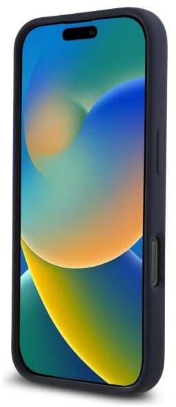 Red Bull Raudona Bull Raudona Bull silikoninis Vertical Logo MagSafe Apple iPhone 16 Pro dėklas telefonui mėlynos spalvos