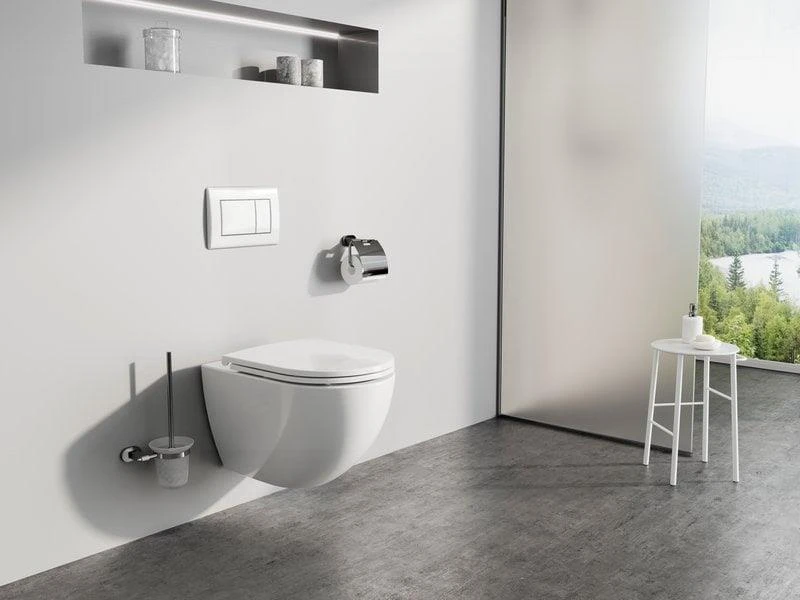 Ravak Pakabinamasis unitazas su dangčiu OPTIMA RIMOFF, 530×440 mm