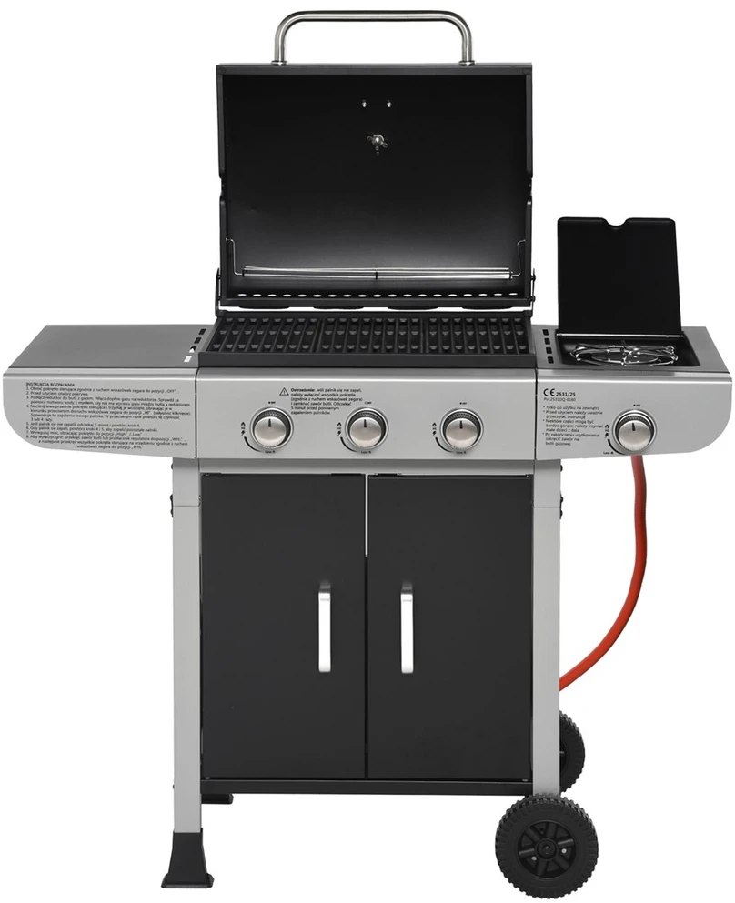 Ravanson GO-3 3-Burner Gas Grilis 10,6 kW
