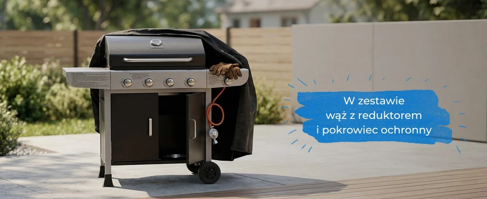 Ravanson GO-4 13.3 kW gas barbecue