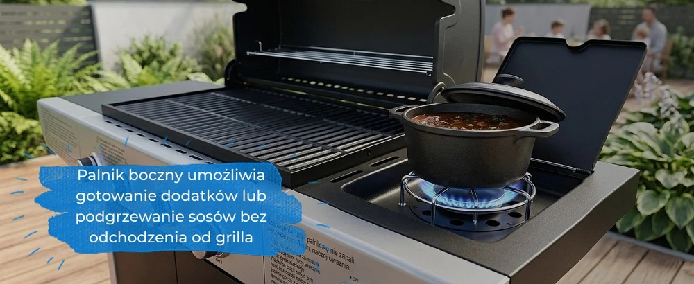 Ravanson GO-4 13.3 kW gas barbecue