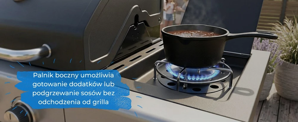 Ravanson GO-6 15,1 kW gas barbecue
