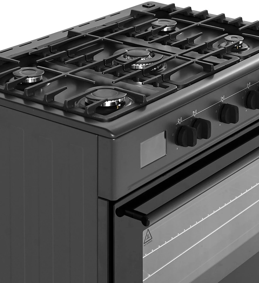 Ravanson KWGE-K90 Cheff Modern Juodas gas and electric cooker (juodas)