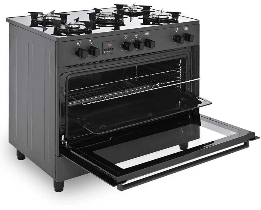 Viryklė Ravanson KWGE-K90 juodas gas/electric cooker