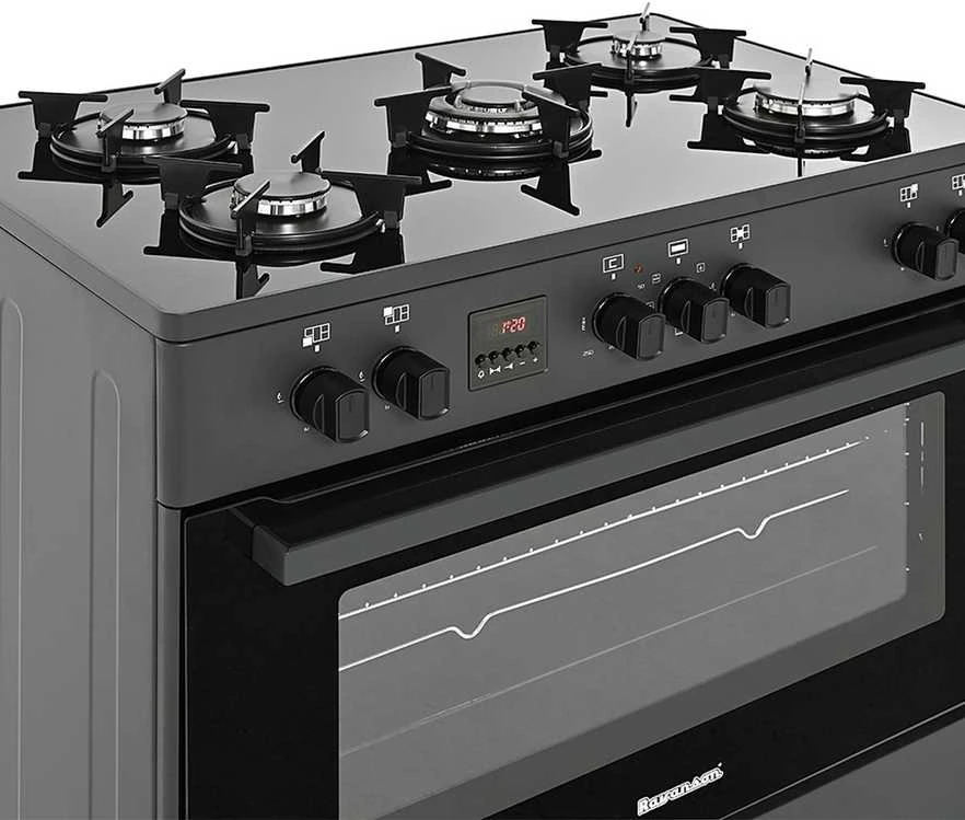 Viryklė Ravanson KWGE-K90 juodas gas/electric cooker
