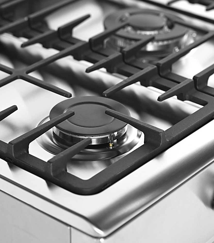 Ravanson KWGE-K90A Cheff (nerūdijančio plieno) dujinė ir elektrinė viryklė