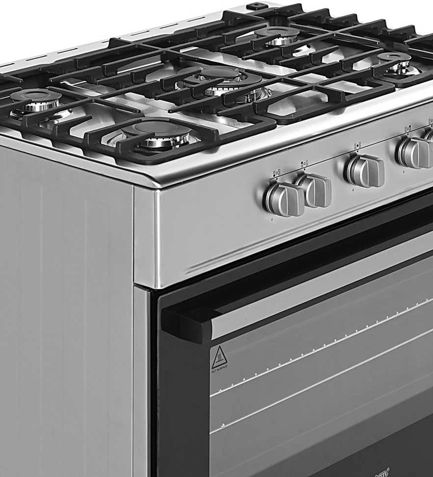 Ravanson KWGE-K90A Cheff (nerūdijančio plieno) dujinė ir elektrinė viryklė