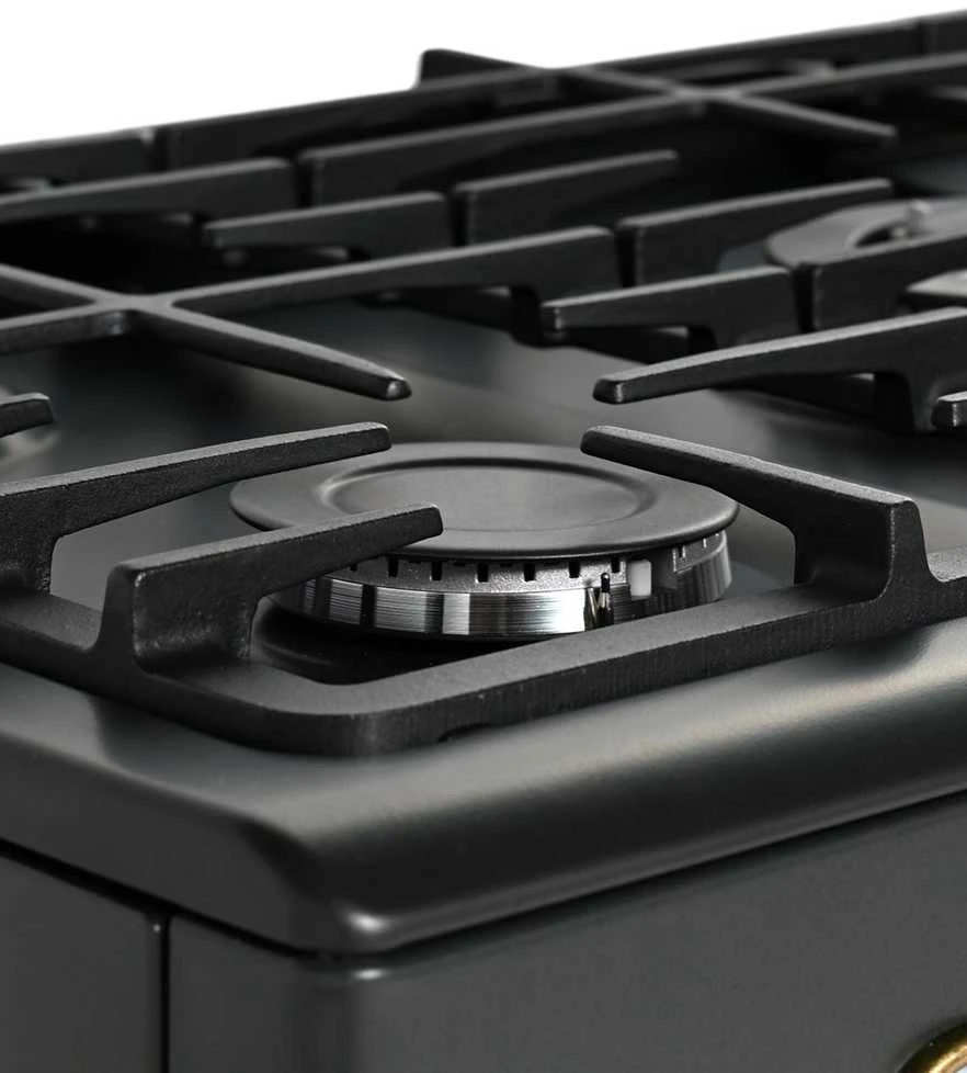 Ravanson Retro KWGE–90AR gas and electric cooker (juodas)
