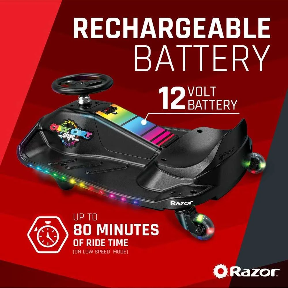 Razor Crazy Cart Shift elektrinis drifto kartas