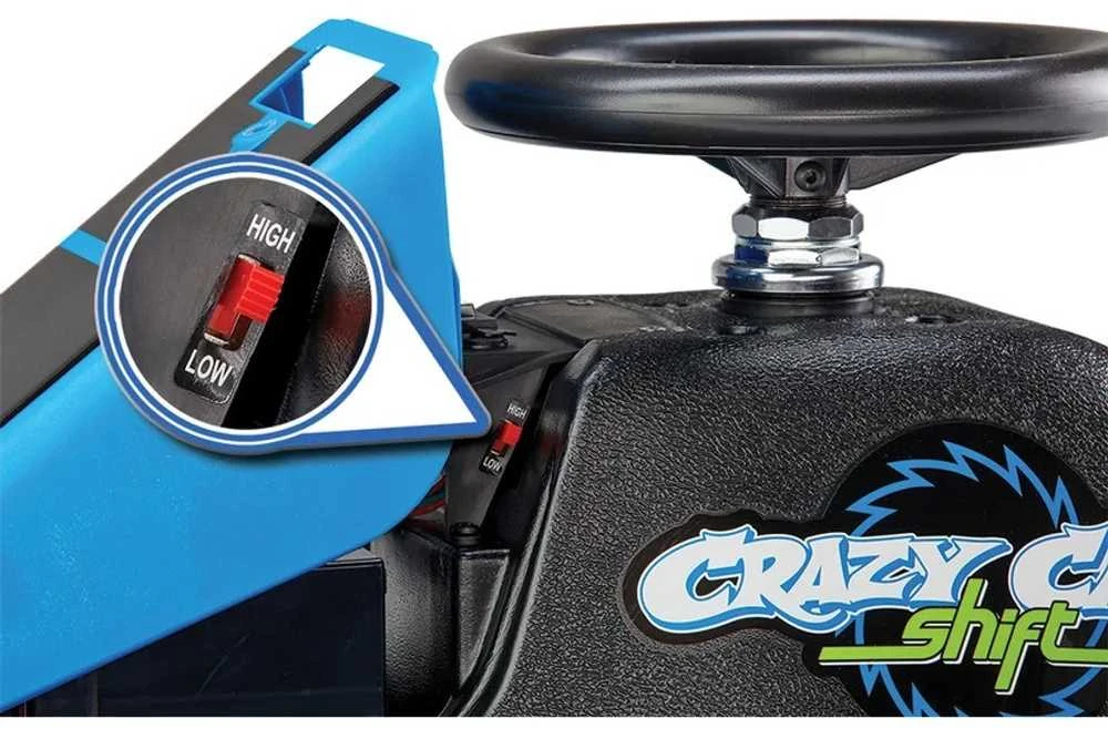 Razor Crazy Cart Shift elektrinis drifto kartingas, Mėlynas, 12V