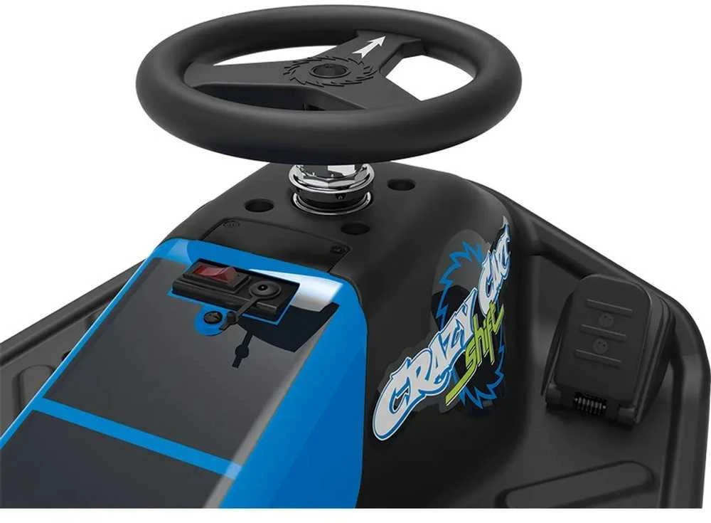 Razor Crazy Cart Shift elektrinis drifto kartingas, Mėlynas, 12V