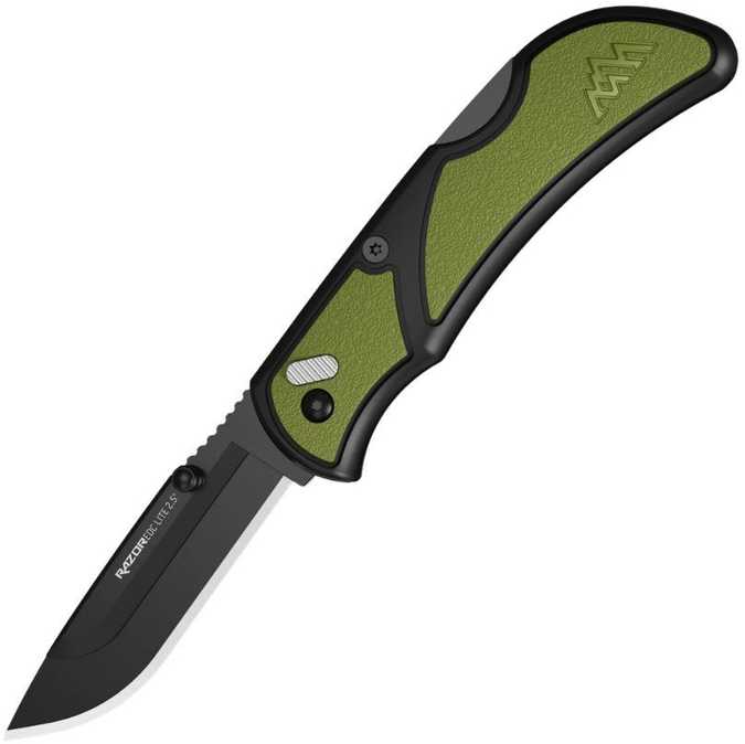 RazorEDC Lite 250 Outdoor Edge Peilis OD Žalias