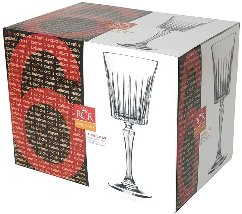 Vyno taurės RCR TIMELESS, 300 ml, 6 vnt.