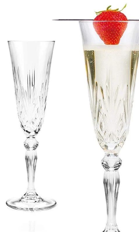 Šampano taurės RCR MELODIA, 160 ml, 6 vnt.