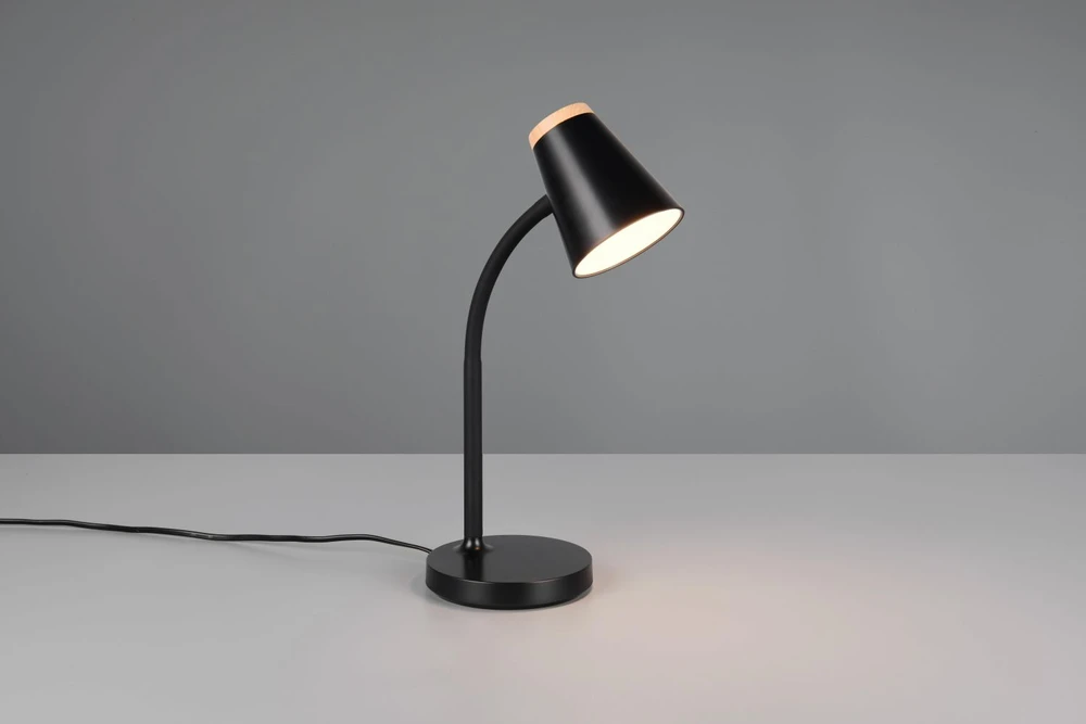 REALITY PONGO LED TABLE LAMP Juodas