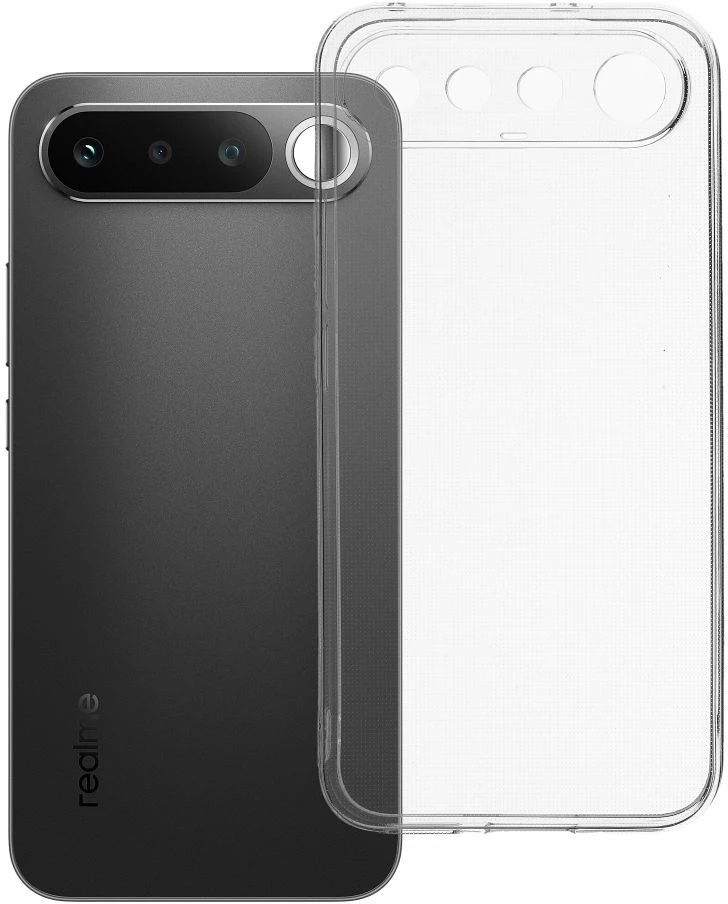 Realme 16 5G skaidrus dėklas 2 mm (apsauginė kamera), skaidrus