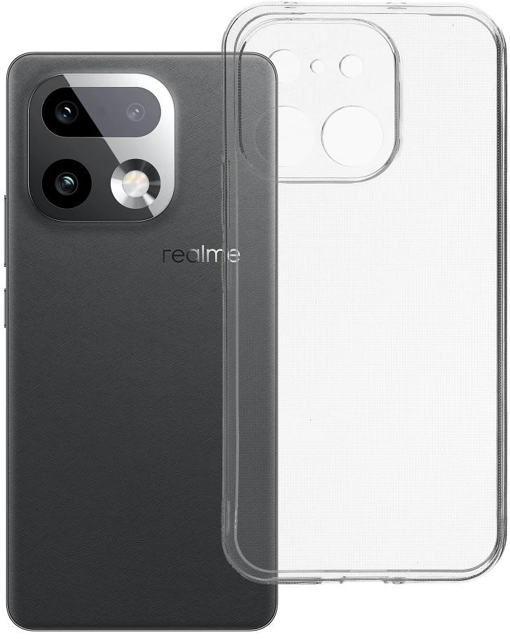 Realme 16 PRO 5G dėklas, skaidrus, 2 mm (apsauginis fotoaparatas), permatomas