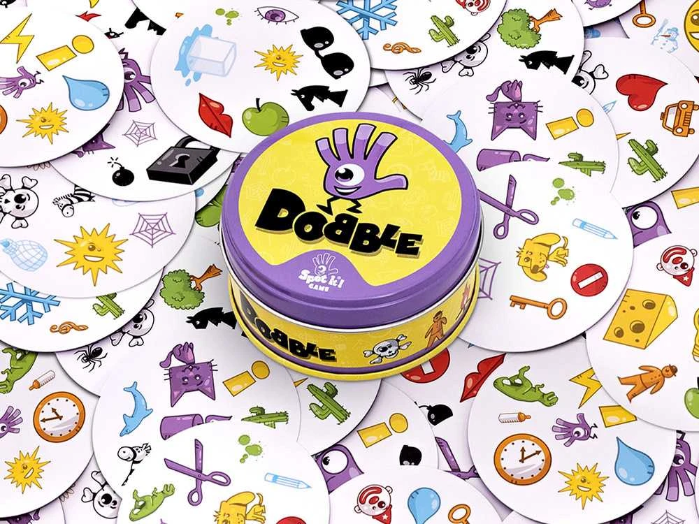Rebel Dobble Classic Eco PL kortų žaidimas – apvalios žaidimo kortos GR0749
