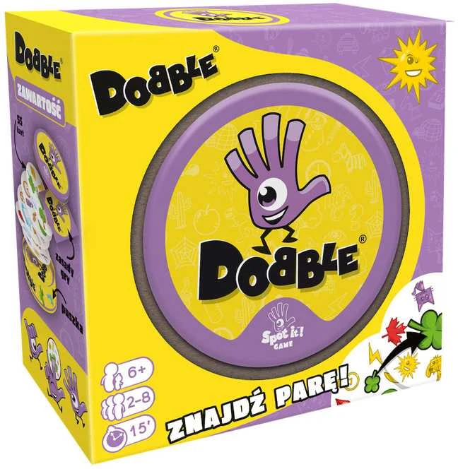 Rebel Dobble Classic Eco PL kortų žaidimas – apvalios žaidimo kortos GR0749